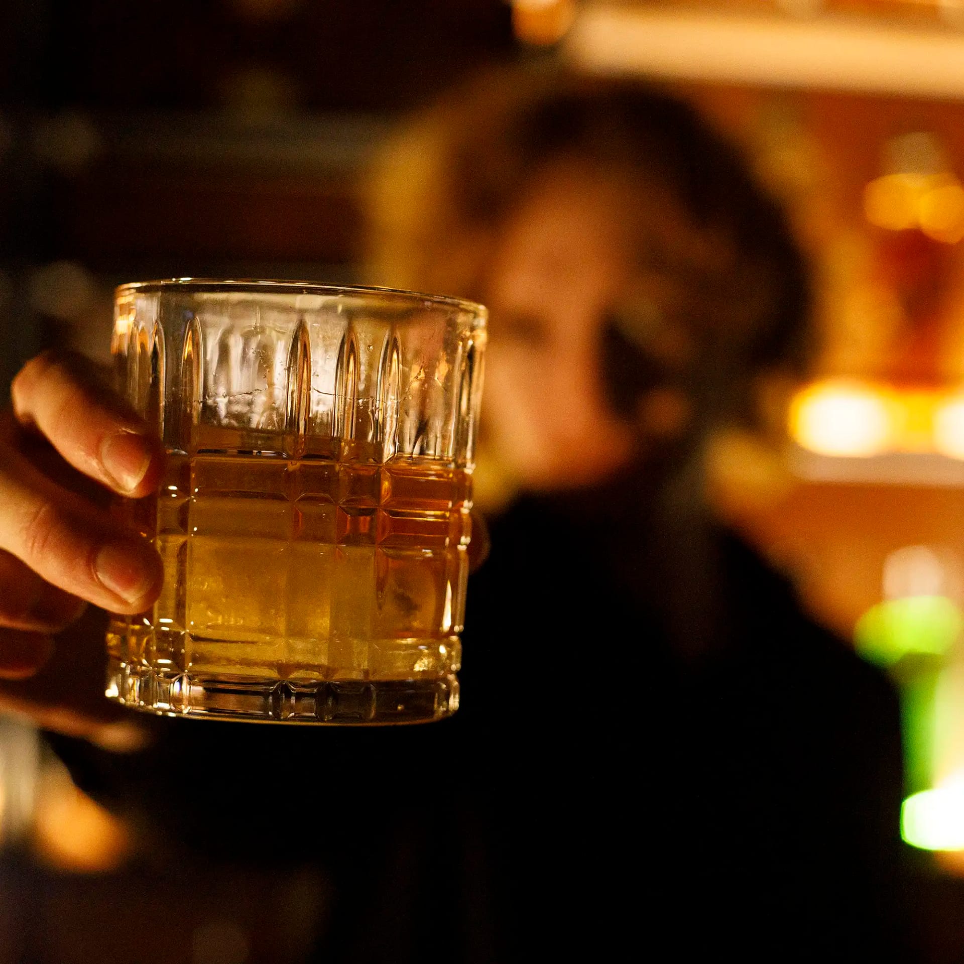 Serving Cocktail